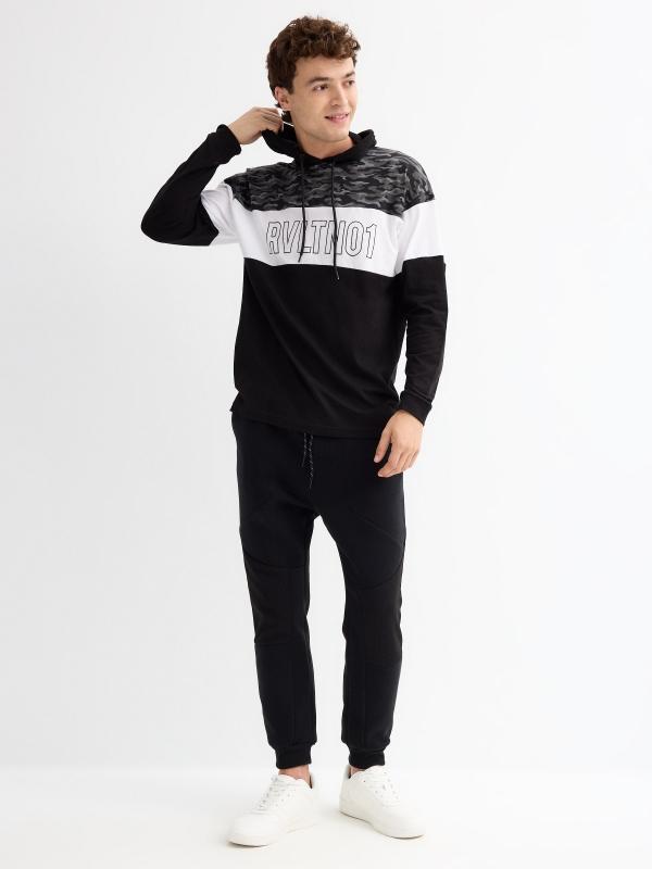 In Side Camiseta Capucha Camuflaje