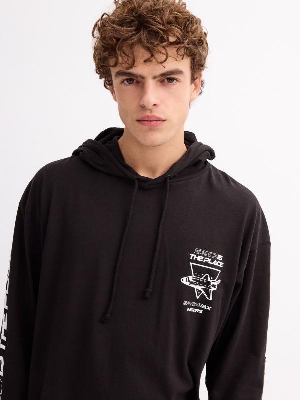 In Side Camiseta Capucha Print Espacial