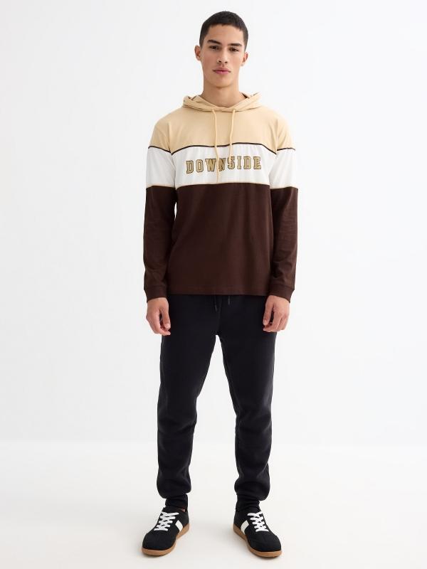 In Side Camiseta Capucha Print Texto