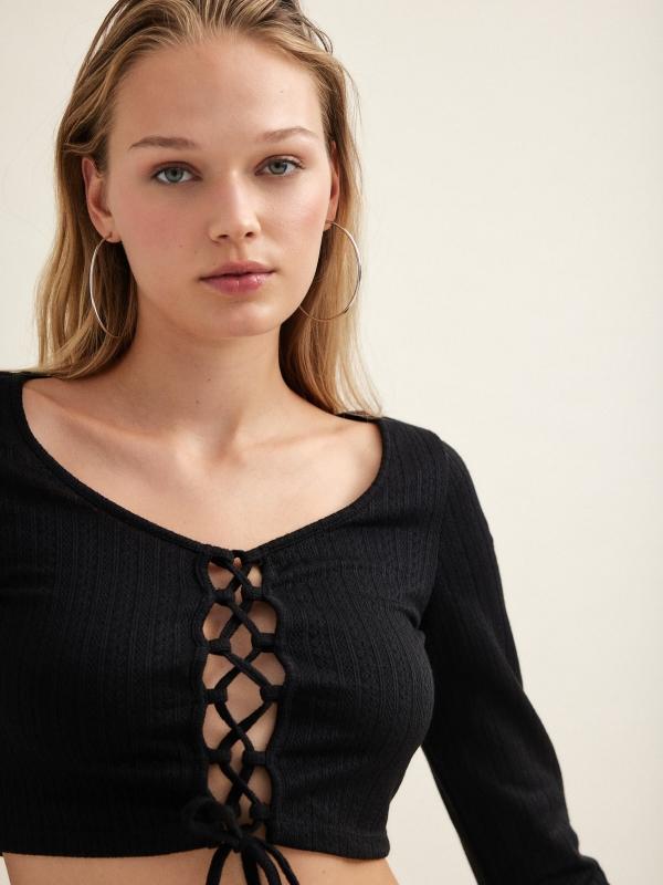 In Side Camiseta Cierre Corset