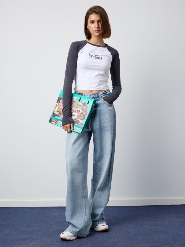 In Side Camiseta College Georgia