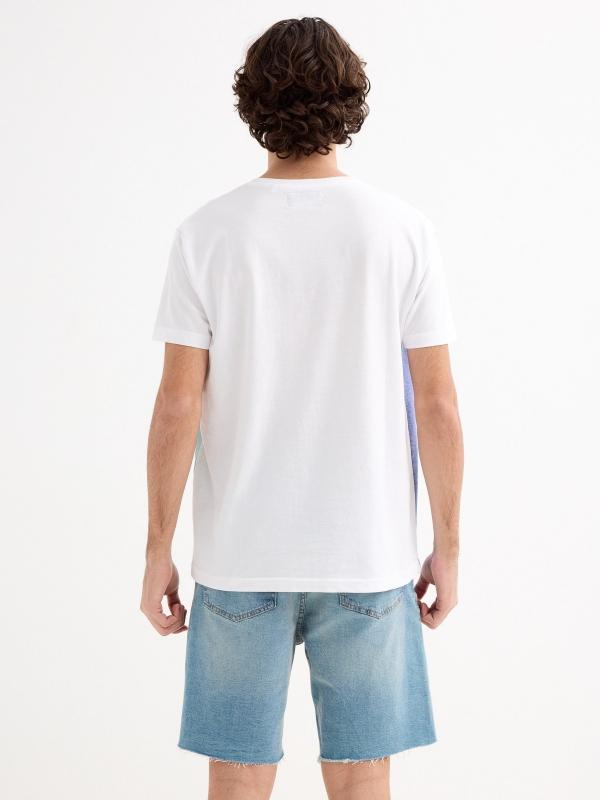 In Side Camiseta Color Block Asimétrico