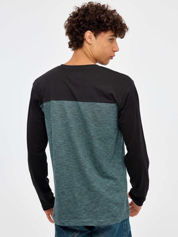 In Side Camiseta Color Block Con Texto