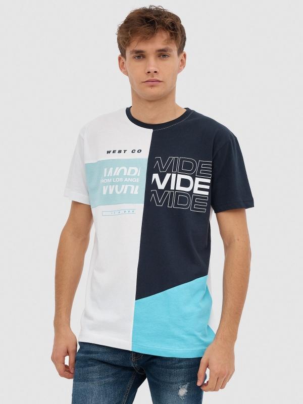 In side Camiseta color block