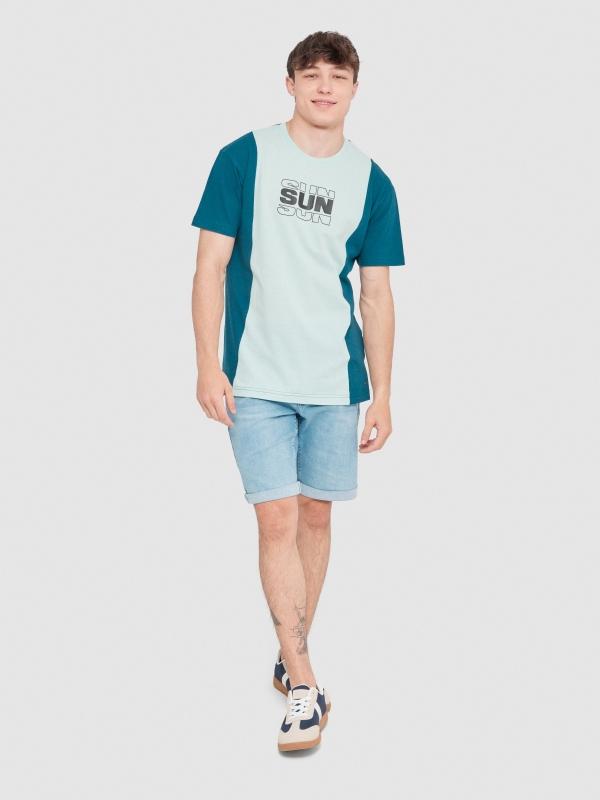 In Side Camiseta Color Block Vertical