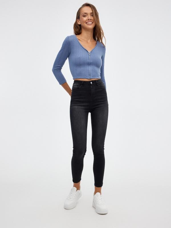 In Side Camiseta Con Cremallera Frontal