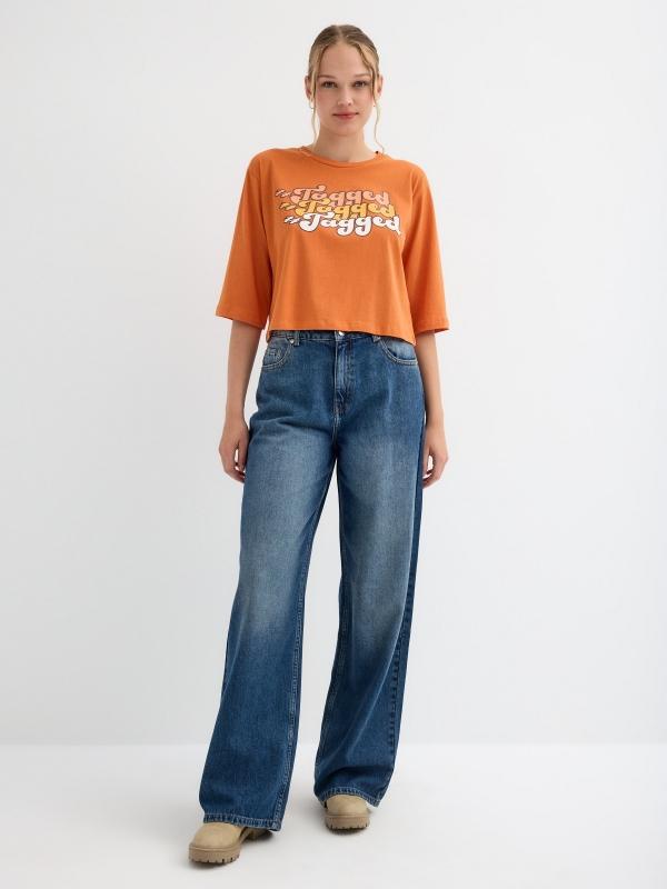 In Side Camiseta Con Estampado