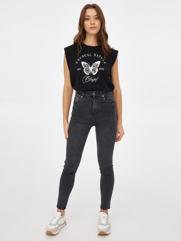 In Side Camiseta Con Estampado