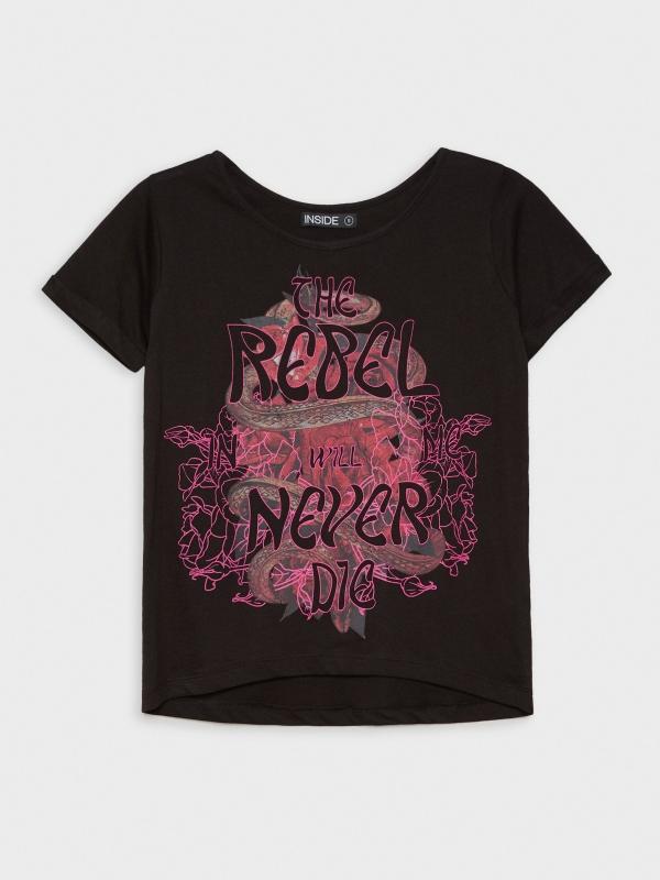 In Side Camiseta Con Estampado