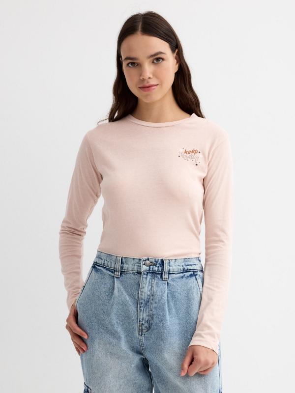 In Side Camiseta Con Estampado