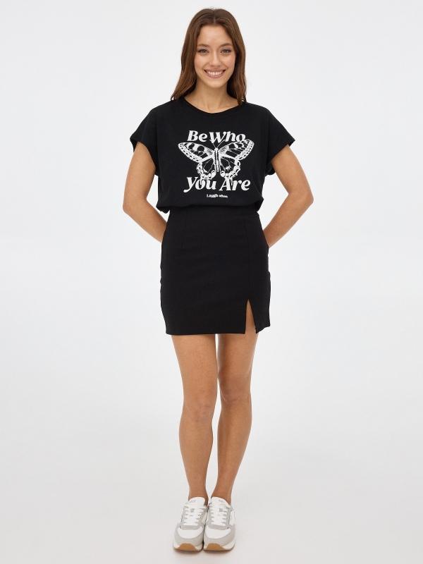 In Side Camiseta Con Estampado