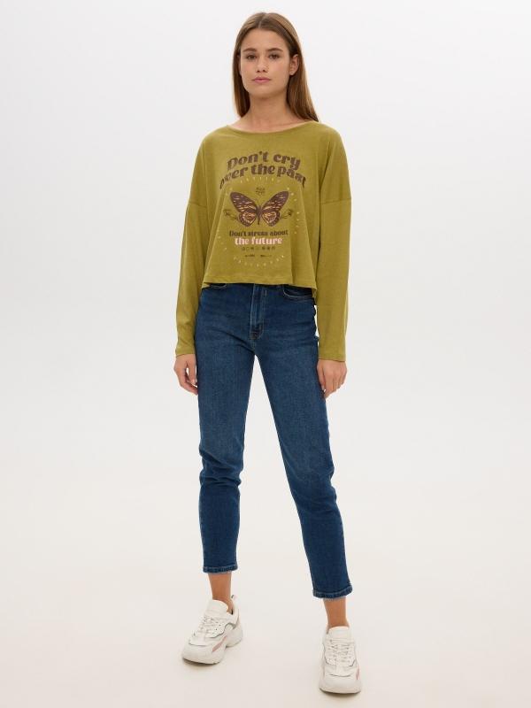 In Side Camiseta Con Estampado