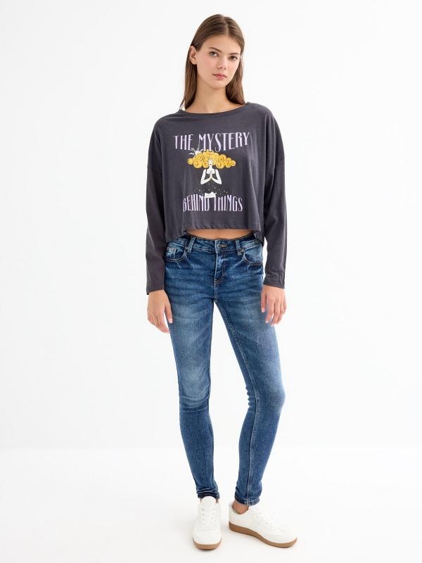 In Side Camiseta Con Estampado