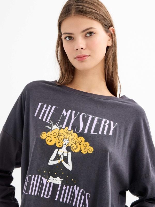 In Side Camiseta Con Estampado