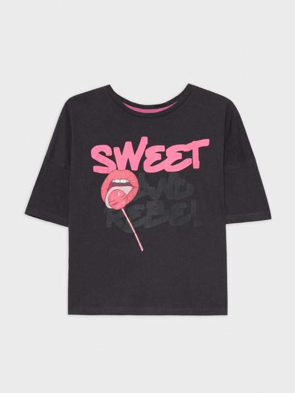 In Side Camiseta Con Estampado