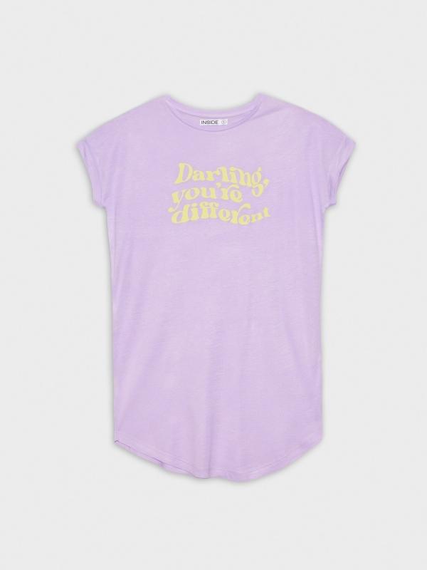 In Side Camiseta Con Slogan