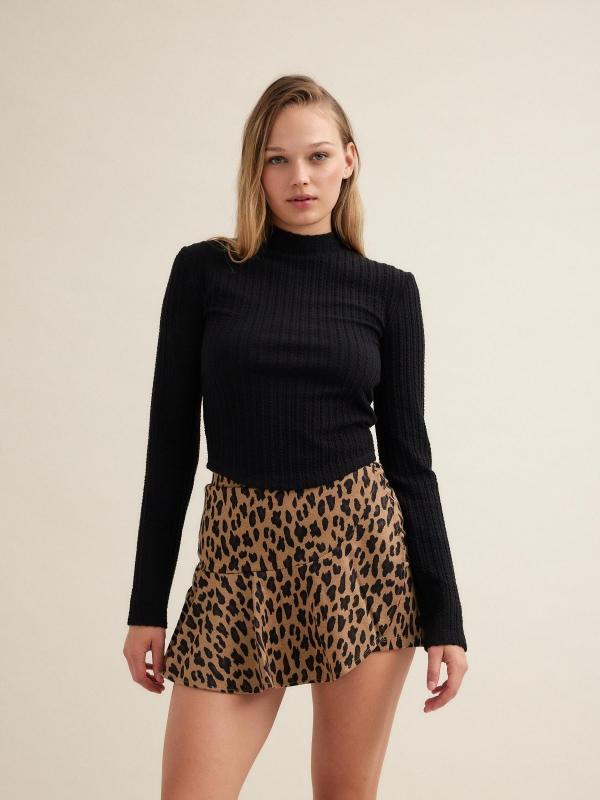 In side Camiseta con textura perkins