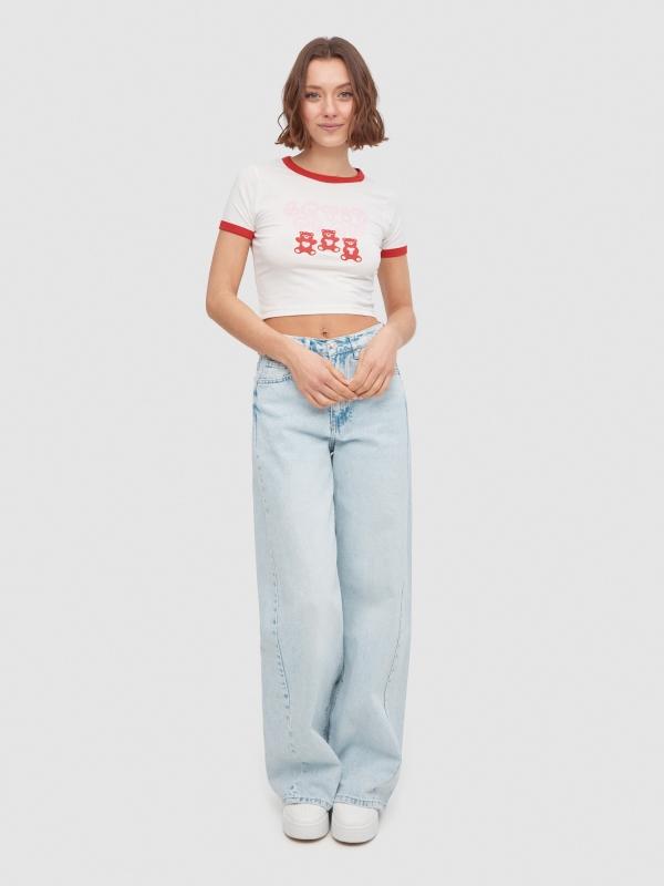 In Side Camiseta Contraste Ositos