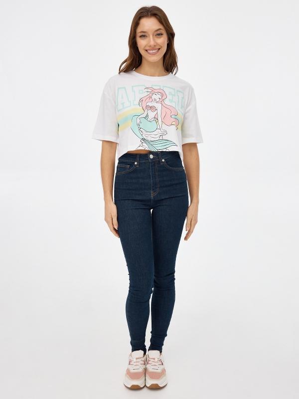 In Side Camiseta Crop Ariel