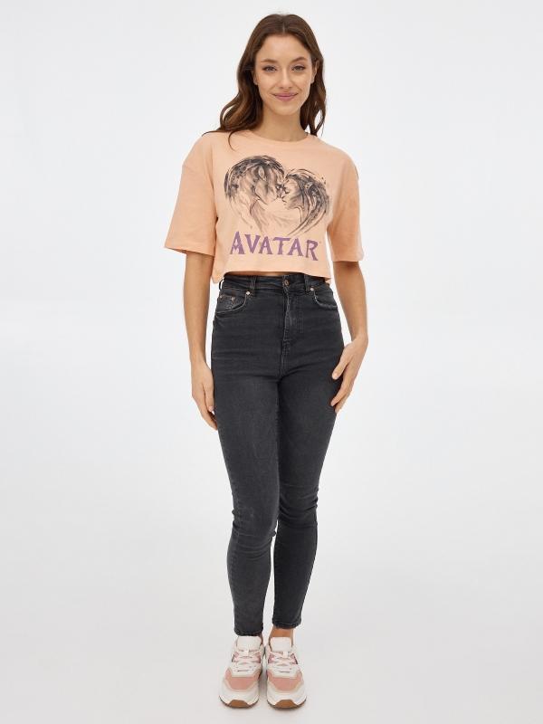 In Side Camiseta Crop Avatar