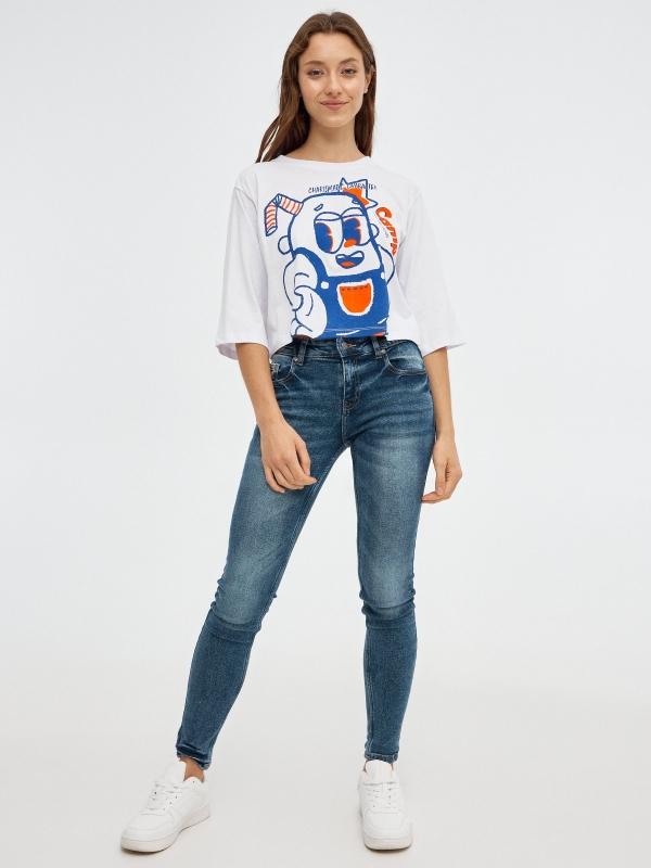 In Side Camiseta Crop Camp