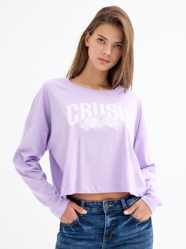 In side Camiseta crop Crush