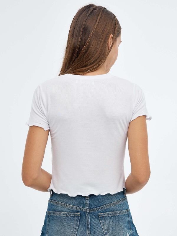 In side Camiseta crop curly Nashville