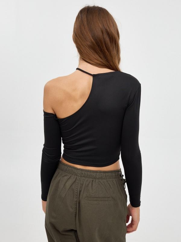 In Side Camiseta Crop Cut Out