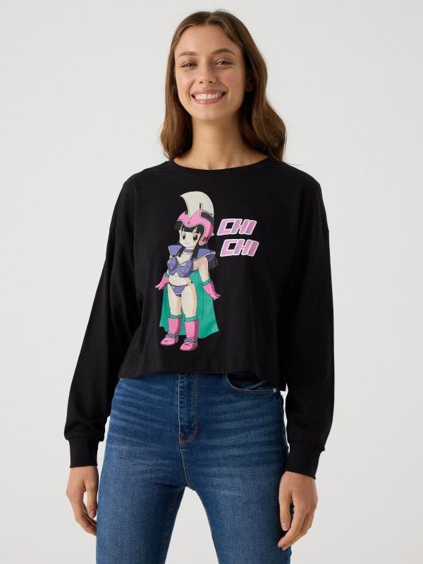 In side Camiseta crop Dragon Ball