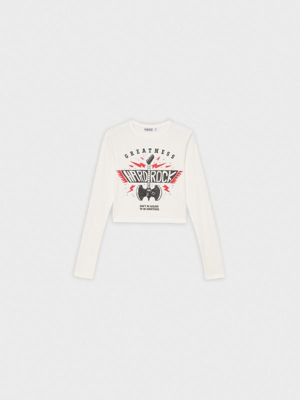 In Side Camiseta Crop Hard Rock