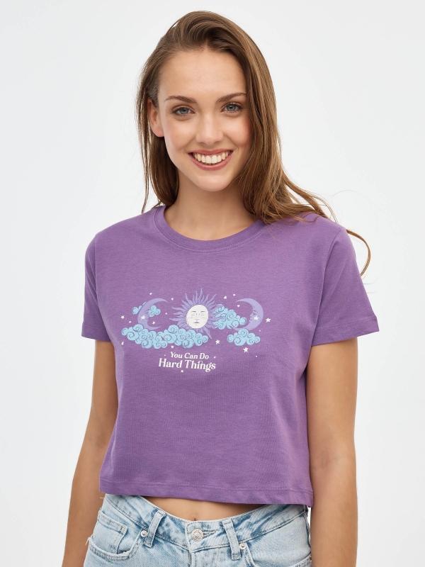 In side Camiseta crop Hard Things