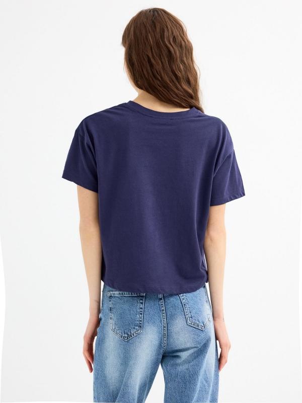 In side Camiseta crop manga corta Michigan