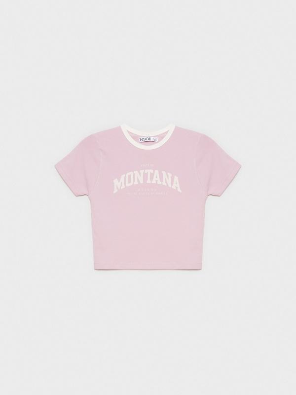 In Side Camiseta Crop Montana