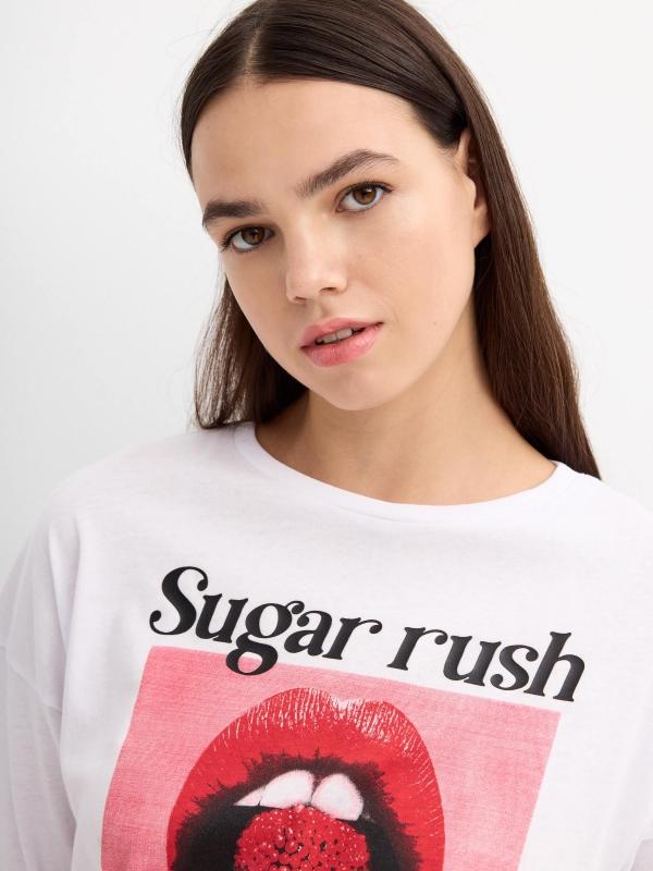 In Side Camiseta Crop Sugar Rush