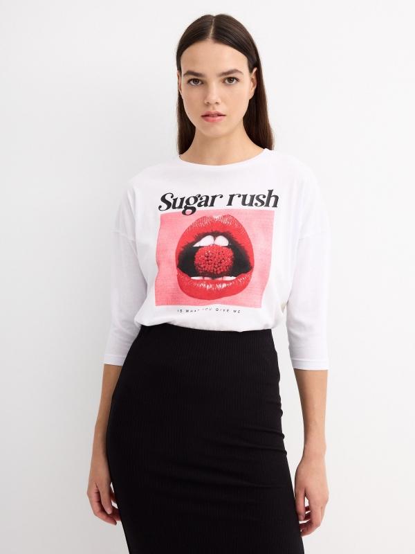 In side Camiseta crop Sugar Rush