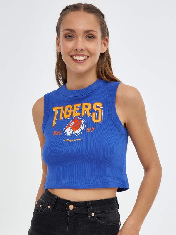 In side Camiseta crop Tigers