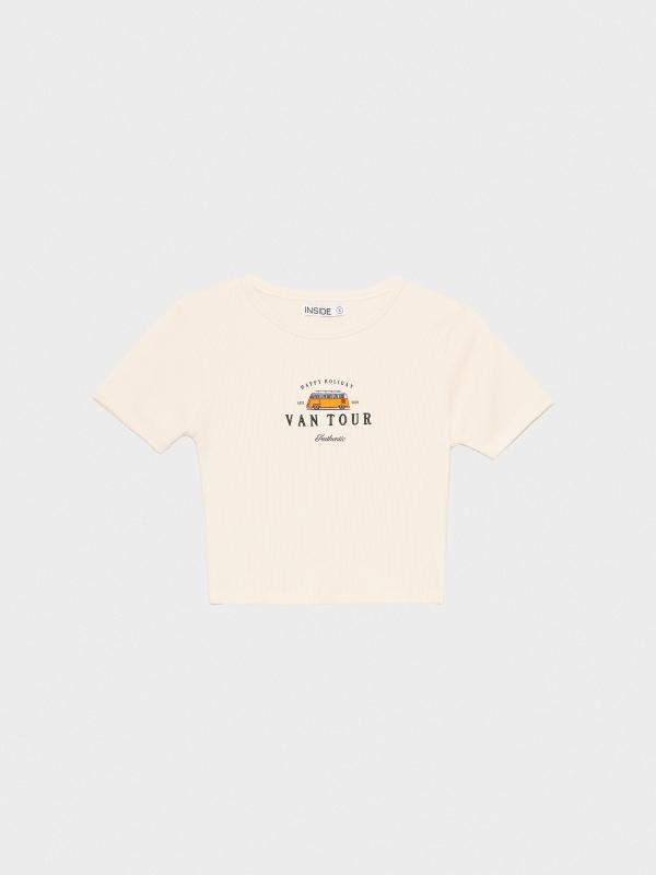 In Side Camiseta Crop VAN TOUR