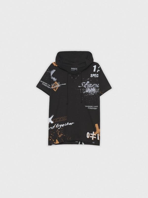 In Side Camiseta De Cuerdas Con Capucha