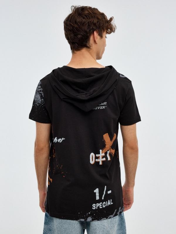 In side Camiseta de cuerdas con capucha