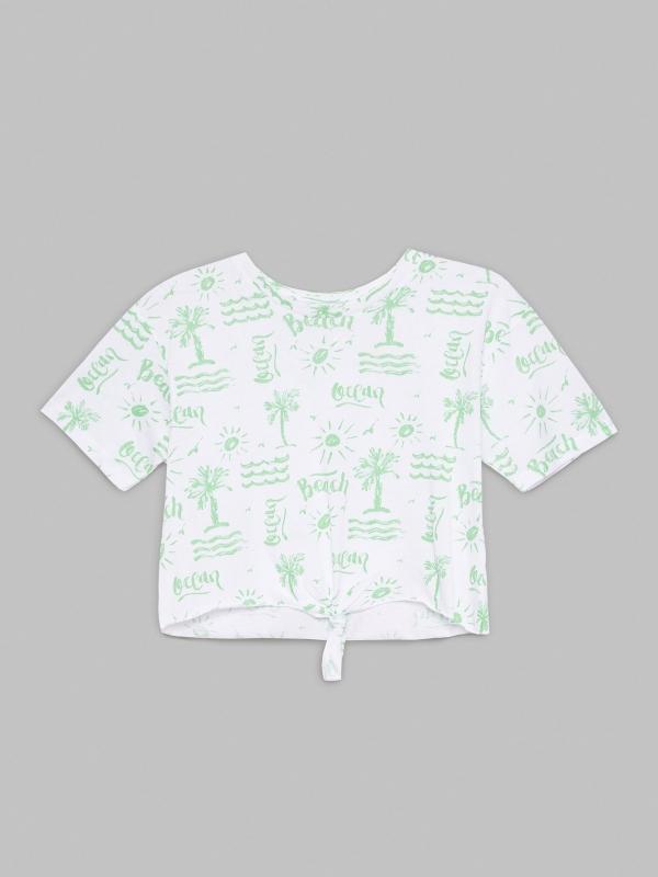 In Side Camiseta De Nudo All Over Print