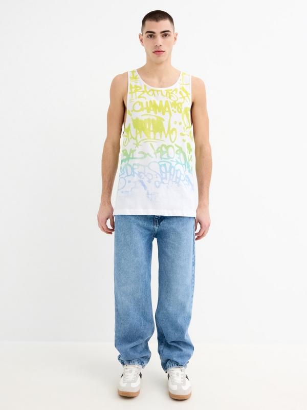 In Side Camiseta De Tirantes Graffiti