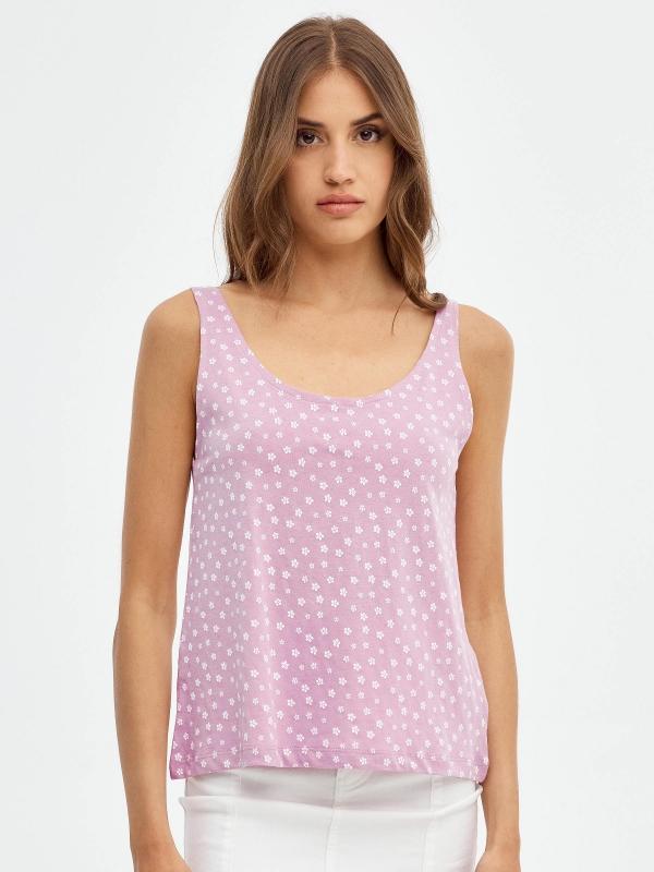 In Side Camiseta De Tirantes Mini Print