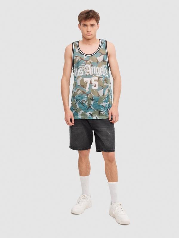 In Side Camiseta Deportiva Camuflaje