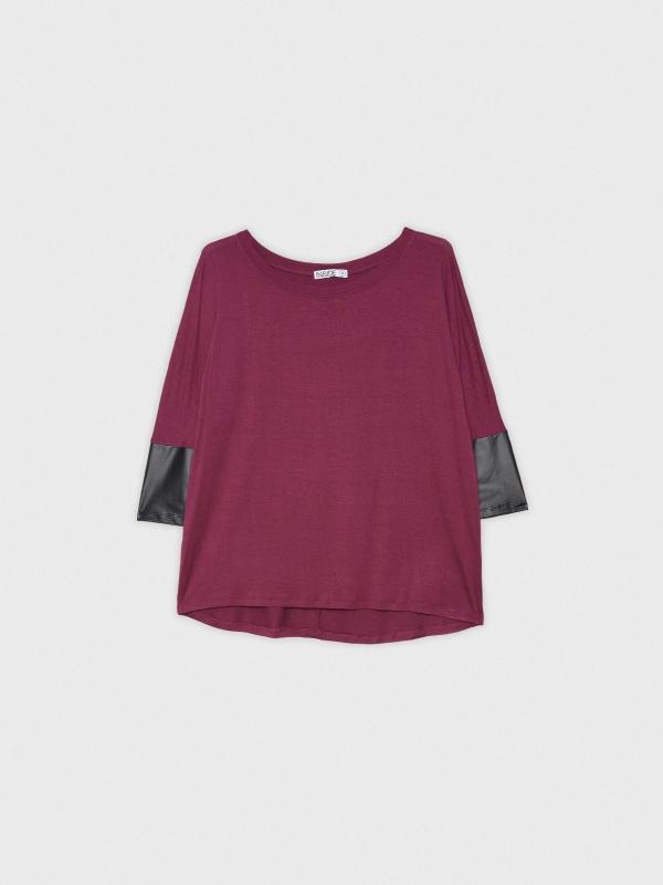 In Side Camiseta Detalles Efecto Piel