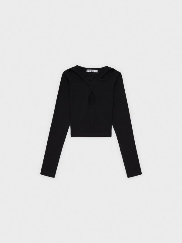 In Side Camiseta Escote Cruzado