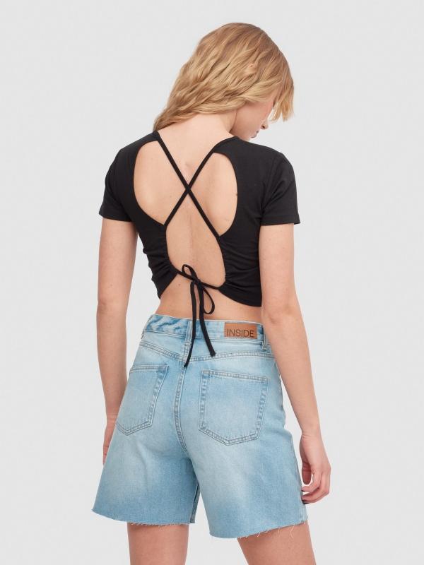 In Side Camiseta Espalda Cruzada