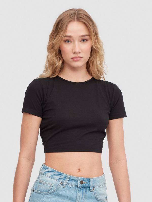 In side Camiseta espalda cruzada