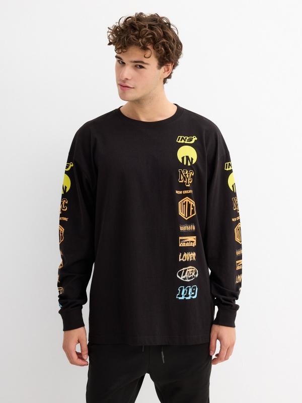 In side Camiseta estampada festival