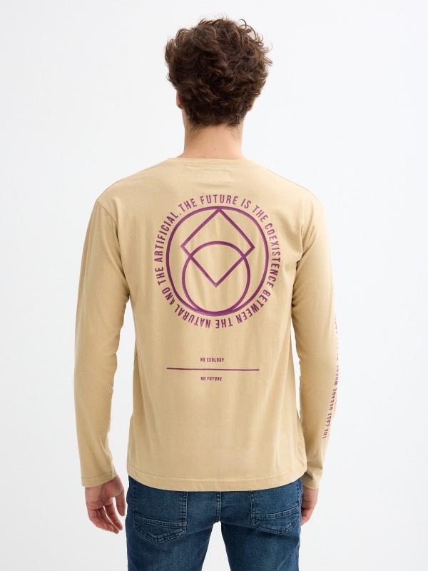 In Side Camiseta Estampada Minimalista