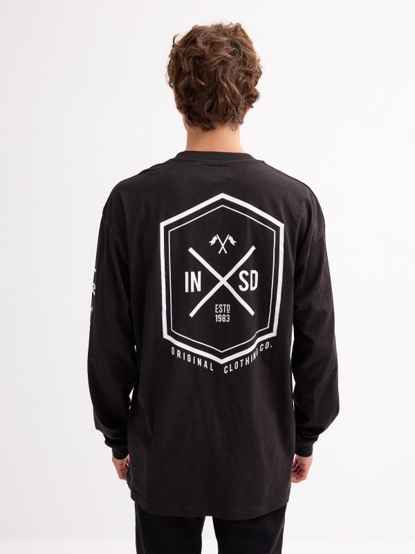 In Side Camiseta Estampada Puños